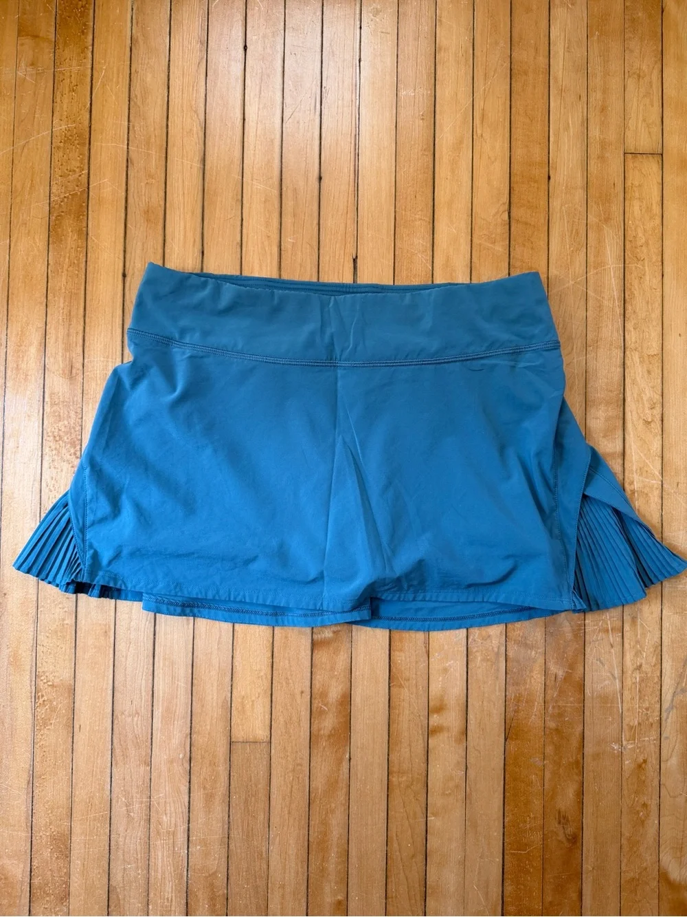 Lululemon Run Pace Setter Skirt Skort Teal Golf Tennis Women Sz. 8 - Picture 5 of 8